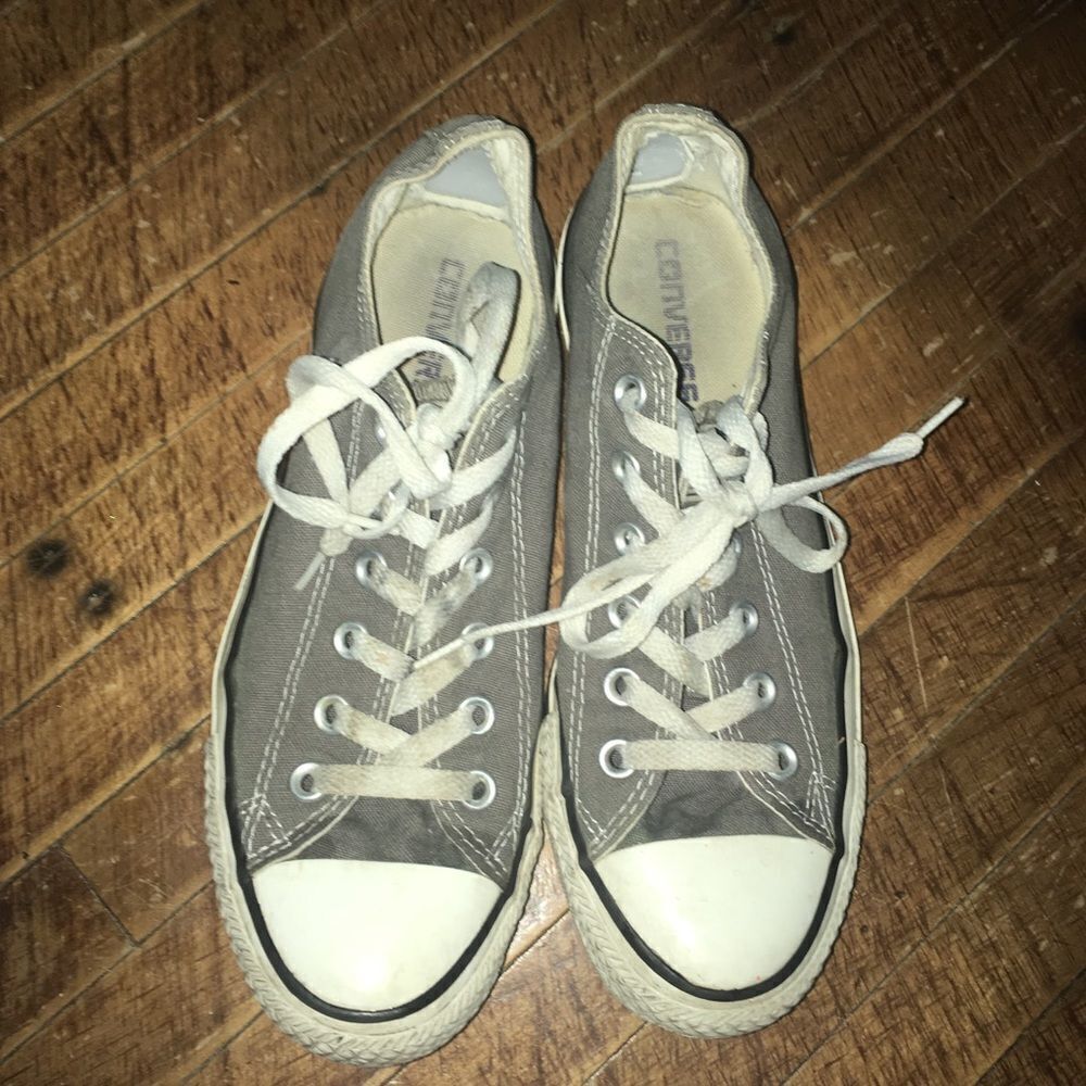 Converse, Chucks gray low top boat shoes